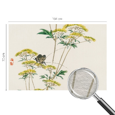 3D fototapet Blomster natur