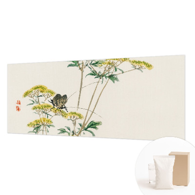 3D fototapet med blomster i naturtro motiv