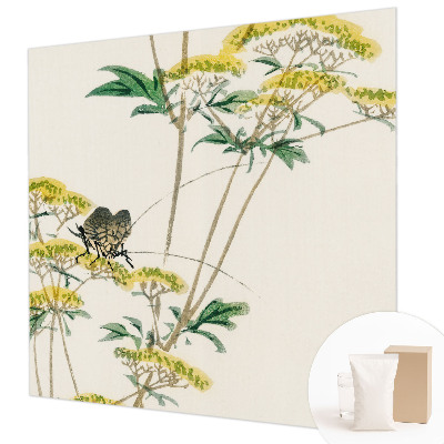 3D fototapet med blomster i naturtro motiv