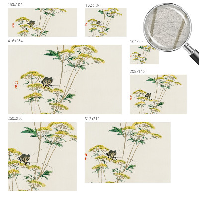 3D fototapet Blomster natur