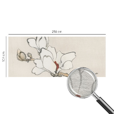 Fototapet med delikate magnolier