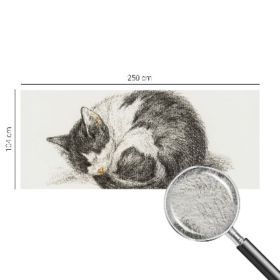 Vlies fototapet med motiv af en yndig killing