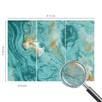 Fototapet stue Havbølger