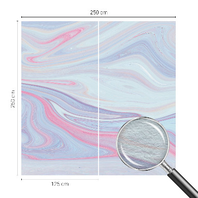 Fototapet soveværelse Pastel hvirvel