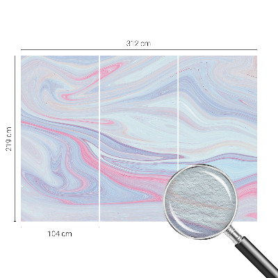 Fototapet soveværelse Pastel hvirvel