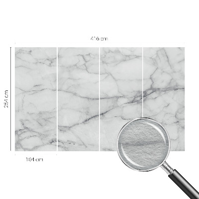 Fototapet børneværelse i marmorlook med elegant design