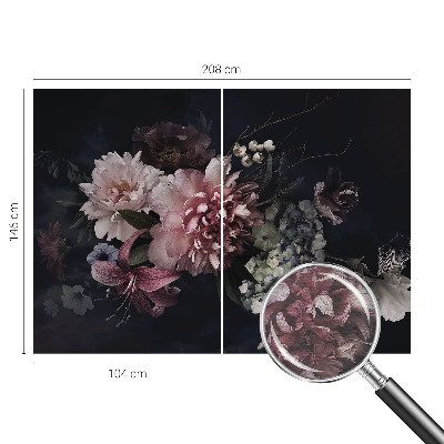 Fototapet til børn med blomsterarrangement