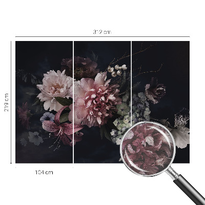 Fototapet til børn med blomsterarrangement