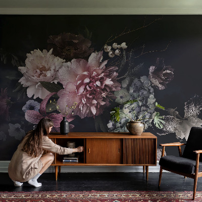 Fototapet til børn med blomsterarrangement
