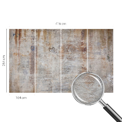 Fototapet efter mål Rå overflade