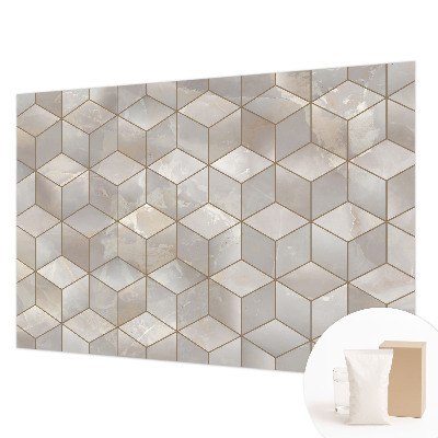 Stor fototapet med geometrisk mosaik