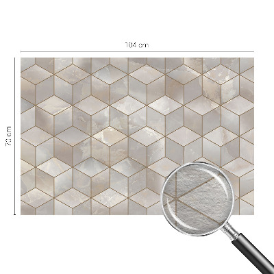 Stor fototapet Geometrisk mosaik