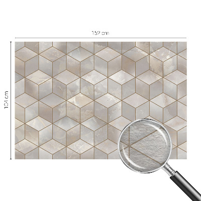 Stor fototapet med geometrisk mosaik