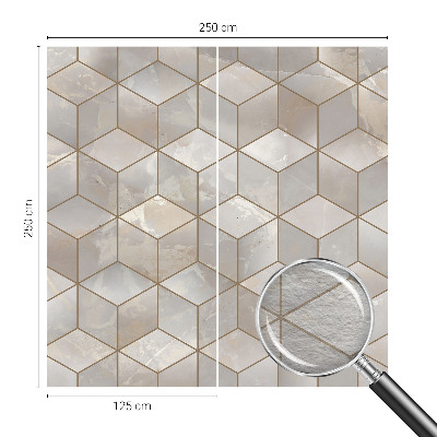 Stor fototapet med geometrisk mosaik