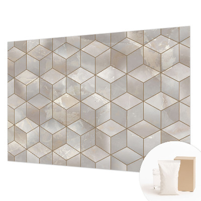 Stor fototapet med geometrisk mosaik