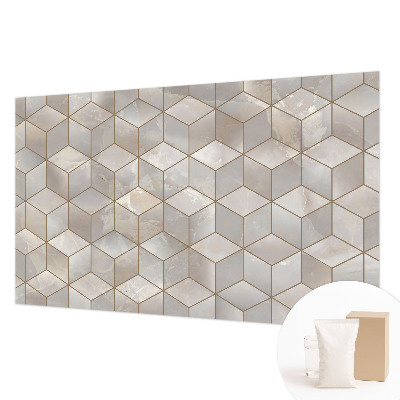 Stor fototapet med geometrisk mosaik