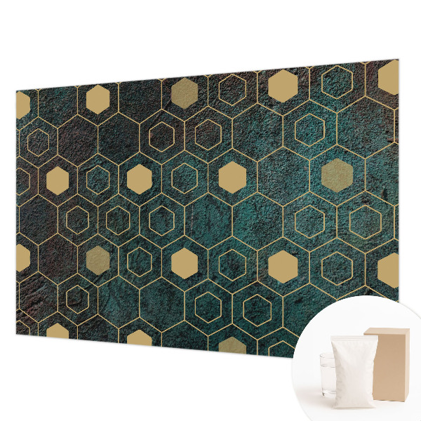 Fototapet Geometriske sekskanter