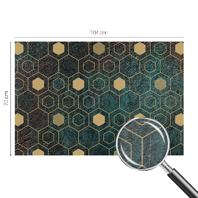 Fototapet Geometriske sekskanter