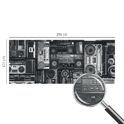 Non-woven fototapet Retro-radio