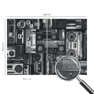 Non-woven fototapet Retro-radio