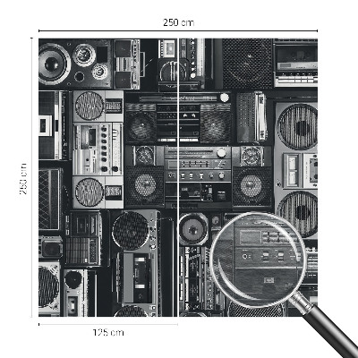 Non-woven fototapet Retro-radio