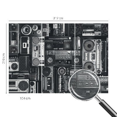 Non-woven fototapet Retro-radio