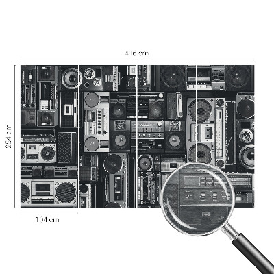 Non-woven fototapet Retro-radio