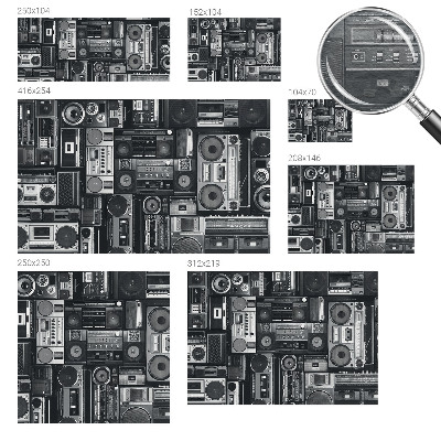 Non-woven fototapet Retro-radio