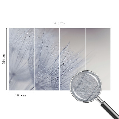 Væg tapet Dugfrisk mælkebøtte