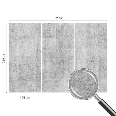 Fototapet stue Betonvæg