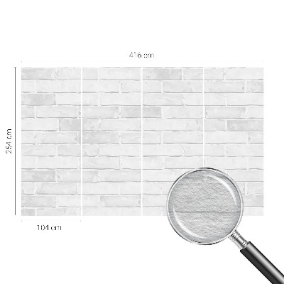 Fototapet soveværelse Murstensvæg