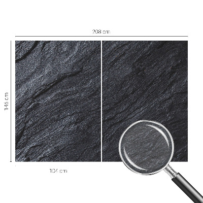 Fotovæg stue Stenstruktur