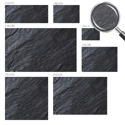 Fotovæg stue Stenstruktur