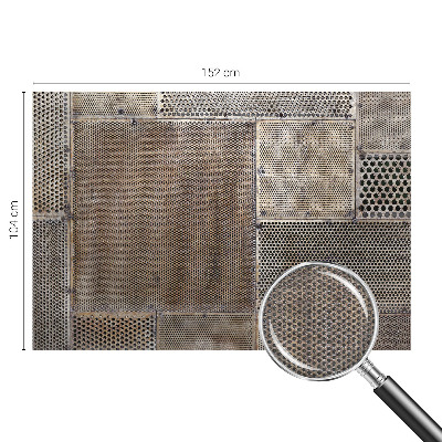 Modern fototapet med metalliske mønstre