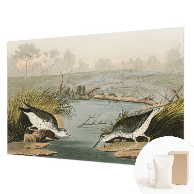 Fotovæg stue Et fredeligt landskab