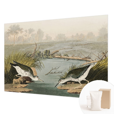 Fotovæg stue Et fredeligt landskab