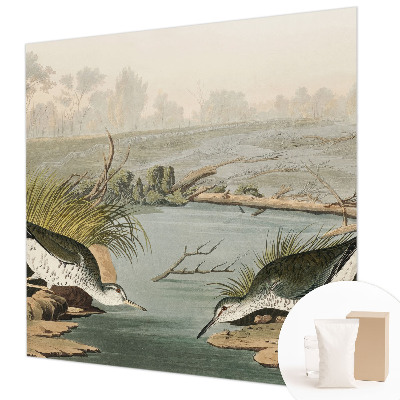 Fotovæg stue Et fredeligt landskab