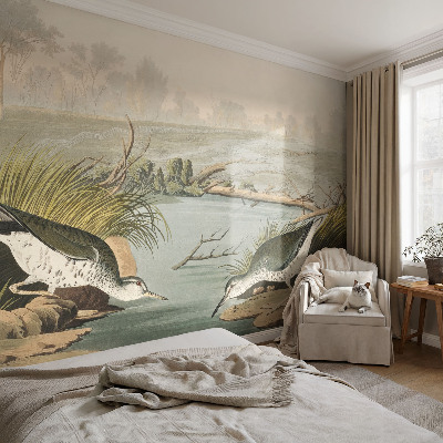 Fotovæg stue Et fredeligt landskab