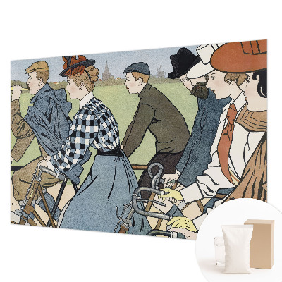 Foto tapet Veterancyklister