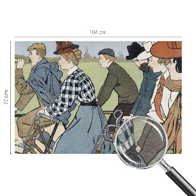 Foto tapet Veterancyklister