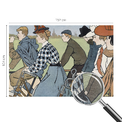 Foto tapet Veterancyklister