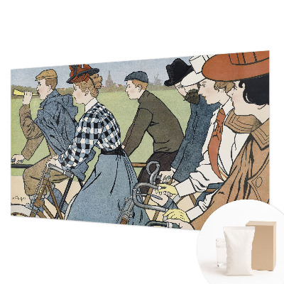 Foto tapet Veterancyklister