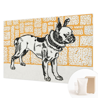 Vlies fototapet Retro hund