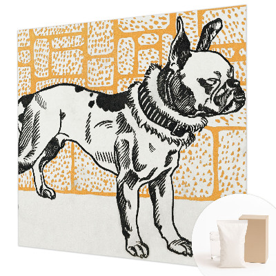 Vlies fototapet Retro hund
