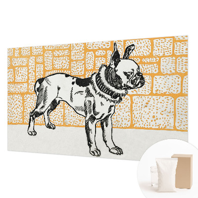 Vlies fototapet Retro hund