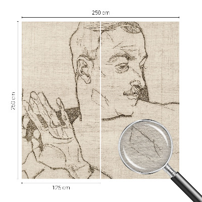 Fotovæg En karakteristisk karakter