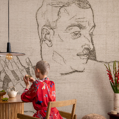 Fotovæg En karakteristisk karakter