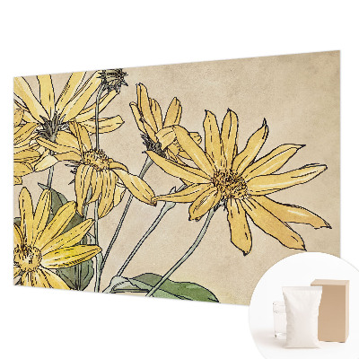 Tapet Akvarelblomster