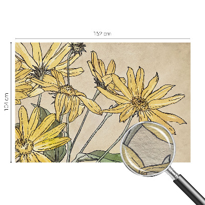 Tapet Akvarelblomster