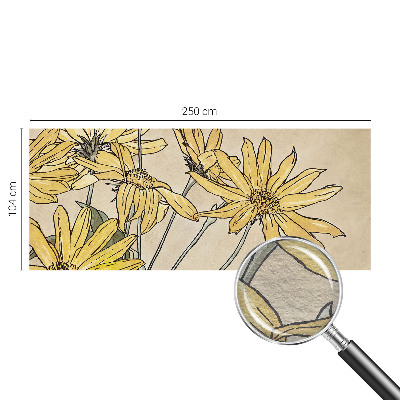 Tapet Akvarelblomster